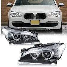 Left & Right Xenon HID Adaptive Headlight For BMW 7 Series F01 F02 740i 750i