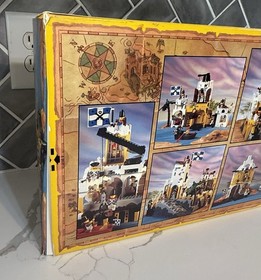 Pirate Lego 6276 El Dorado Fortress Used 99% Complete With Box  Missing 1 Oar