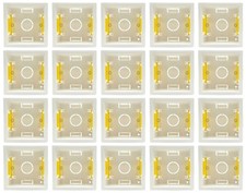 20 x Tower TDL4701 Dry Lining Wall Boxes 47 mm Deep - 1 Gang