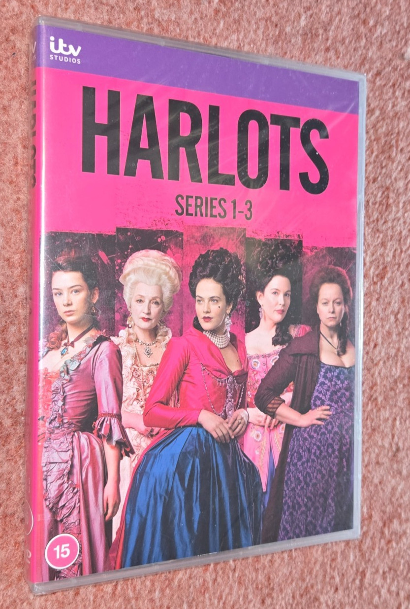 Harlots Complete Series Seasons One, Two & Three DVD Box Set. 1-3 ITV Drama