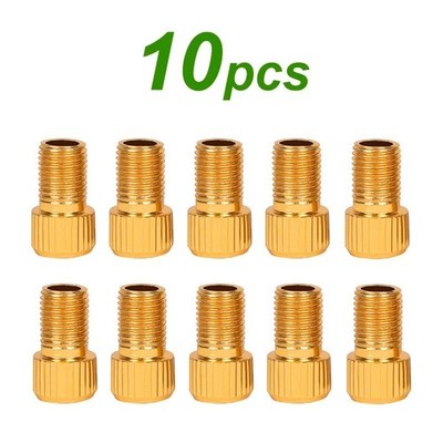 10 x VENTIL ADAPTER PRESTA AUF SCHRADER WANDLER RENNRAD FAHRRAD PUMPE
