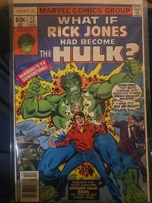 WHAT IF #12 DECEMBER 1978 RICK JONES HAD BECOME THE HULK? AVENGERS APPEARANCE