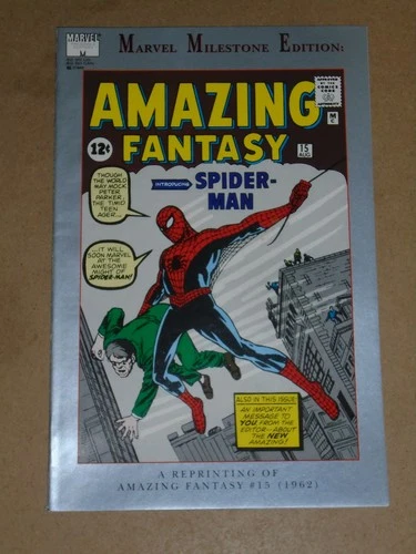 Marvel Milestone Edition Amazing Fantasy 15 Spider-Man Unread High Grade