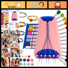 Friendship Bracelet Making Kit for Girls 8-12, 28 Pre-Cut Threads, DIY Craft Set