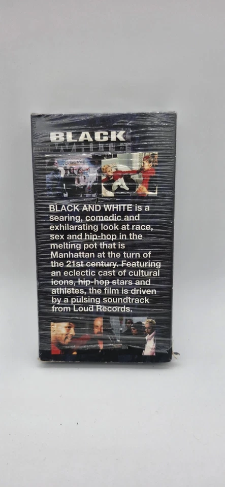 Black and White (1999) – Rare VHS – Robert Downey Jr., Jared Leto, Method Man – Foto 3 de 3