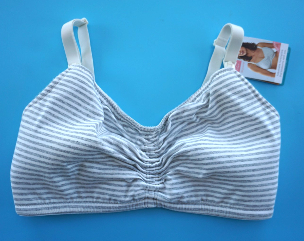 ROYCE LINGERIE BLOSSOM NURSING BRA ~ ADJUSTABLE SIZE 40 G GG and H ~ DOVE GREY