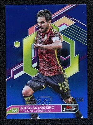 2023 Topps Finest MLS Blue Refractor 96/150 Nicolas Lodeiro Nicolás #57 1co1