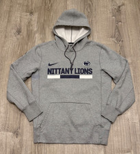 Nike Penn State Nittany Lions Hoodie Sweatshirt Mens S Pullover Gray On Field 2