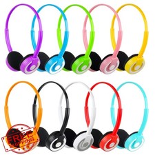 CNSZSLZ Kids Headphones Bulk 10 Pack Classroom Student 3.5mm Jack Mixed Colors