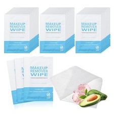 100 Pack Individual Makeup Remover Wipes Individually Wrapped Face Cleansing ...
