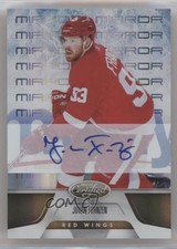 2011-12 Certified Mirror Gold Signatures 15/25 Johan Franzen #138 Auto 0mj2