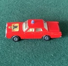 Vintage MATCHBOX Superfast No. 59 or 73 Mercury Fire Car, Red, 1:64, England