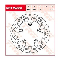 Trw Bremsscheibe (FüR: Suzuki GSX-R 750 Wvcf 06-07 Hinten )