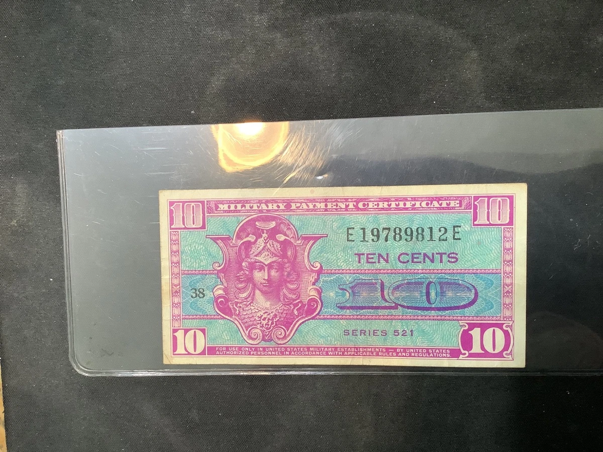10c Denomination US Military Payment Certificates for sale | eBay
