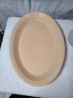 *RETIRED* Fiesta Ware APRICOT (1986-1998) X Large Platter / Oval Plate 13 5/8"