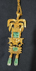 Vintage Salvador Teran for Marbel Aztec warrior necklace — photo 7