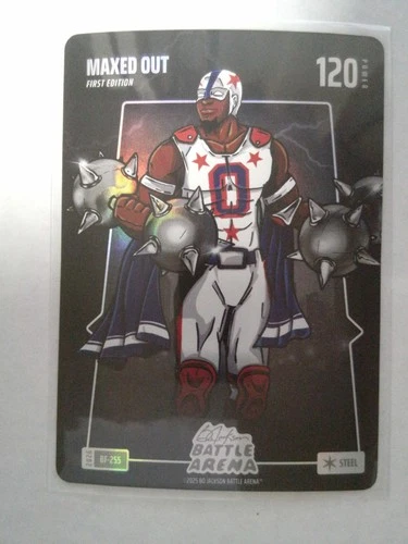 2026 Bo Jackson Battle Arena Maxed Out â€œTyrese Maxeyâ€ #BF-255 Steel Battlefoil
