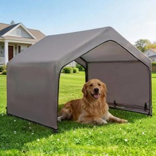 Dog Shade Shelter Outdoor Tent for Large Medium Dogs, outside Doghouse Sun Rain
