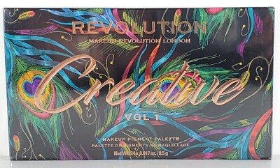 Revolution London Creative Vol 1 24 Pan Eye Shadow Palette Sealed New In Box 