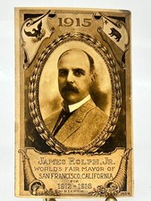 Postcard Worlds Fair San Francisco Mayor James Rolf 1915 Edward Henry Mitchell