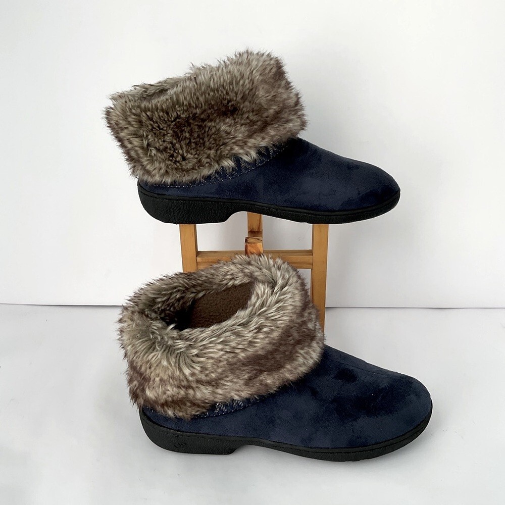 Memory Foam Isotoner Boot Slippers Women's Isotoner Bootie Slippers