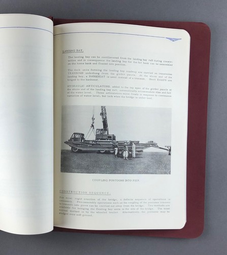 SAUNDERS ROE SARO LIGHT ALLOY FLOATING PONTOON BRIDGE MANUFACTURERS BROCHURE - Picture 4 of 4