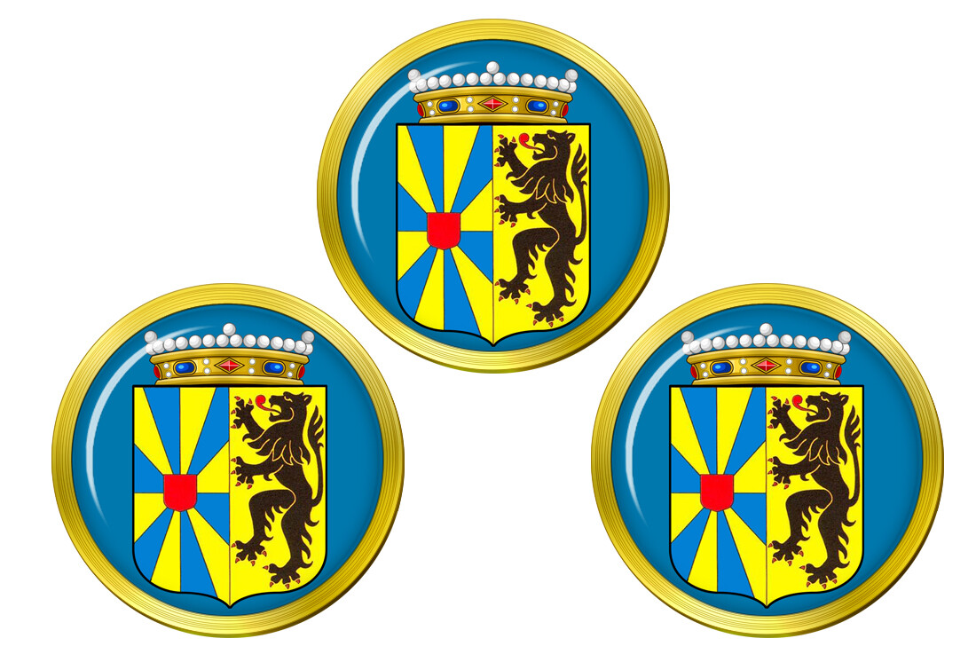 West-Vlaanderen (Flanders Belgium) Golf Ball Markers