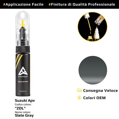 Touch Up Paint for Suzuki Apv Cod: ZDL Slate Gray