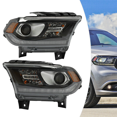 1 Pair 12V HID Headlights 68261182AI For Dodge Durango 2016-2020 Right and Left