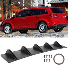 Rear Bumper Diffuser Shark 10 Fins Spoiler Lip Splitter For Dodge Journey 09-24 Rear Bumper Diffuser Shark 10 Fins Spoiler Lip Splitter For Dodge Journey 09-24
