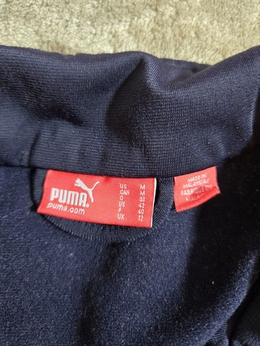Boys Navy Blue Puma Track Jacket - Picture 3 of 4