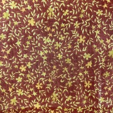 New Orange Yellow Tiny Flowers Fabric 4 yds Cotton Calico Quilt Material Prairie