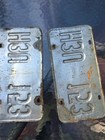 Vintage LIBERTY License Plate Set NEW YORK NY Liberty 1986-90s H3U 153 — photo 2