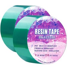 2Pk Resin Tape for Epoxy Resin Molding Thermal Silicone Adhesive Tape, 2"x216Ft