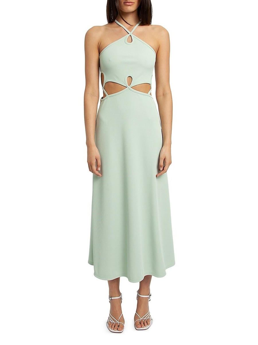 Christopher Esber Looped Cut-Out Midi Dress. AU 8 US 4. $870