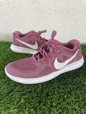 Nike Free RN 2017 Women's Size 10 Running Shoes Purple White