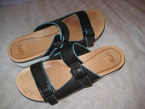 platform ugg slides