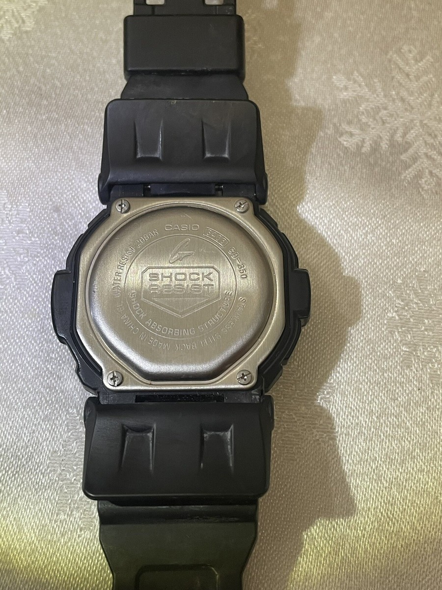 G- Shock Protection Casio Quartz Digital Rubber SS Black Fashion