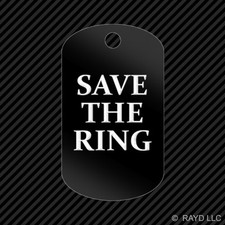 STR Save The Ring Keychain GI dog tag engraved many colors Nurburgring 2