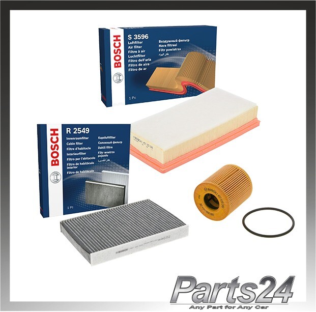 SERVICE KIT for PEUGEOT 508 2.0 HDI DW10B BOSCH OIL AIR CABIN FILTER (2010-2018)