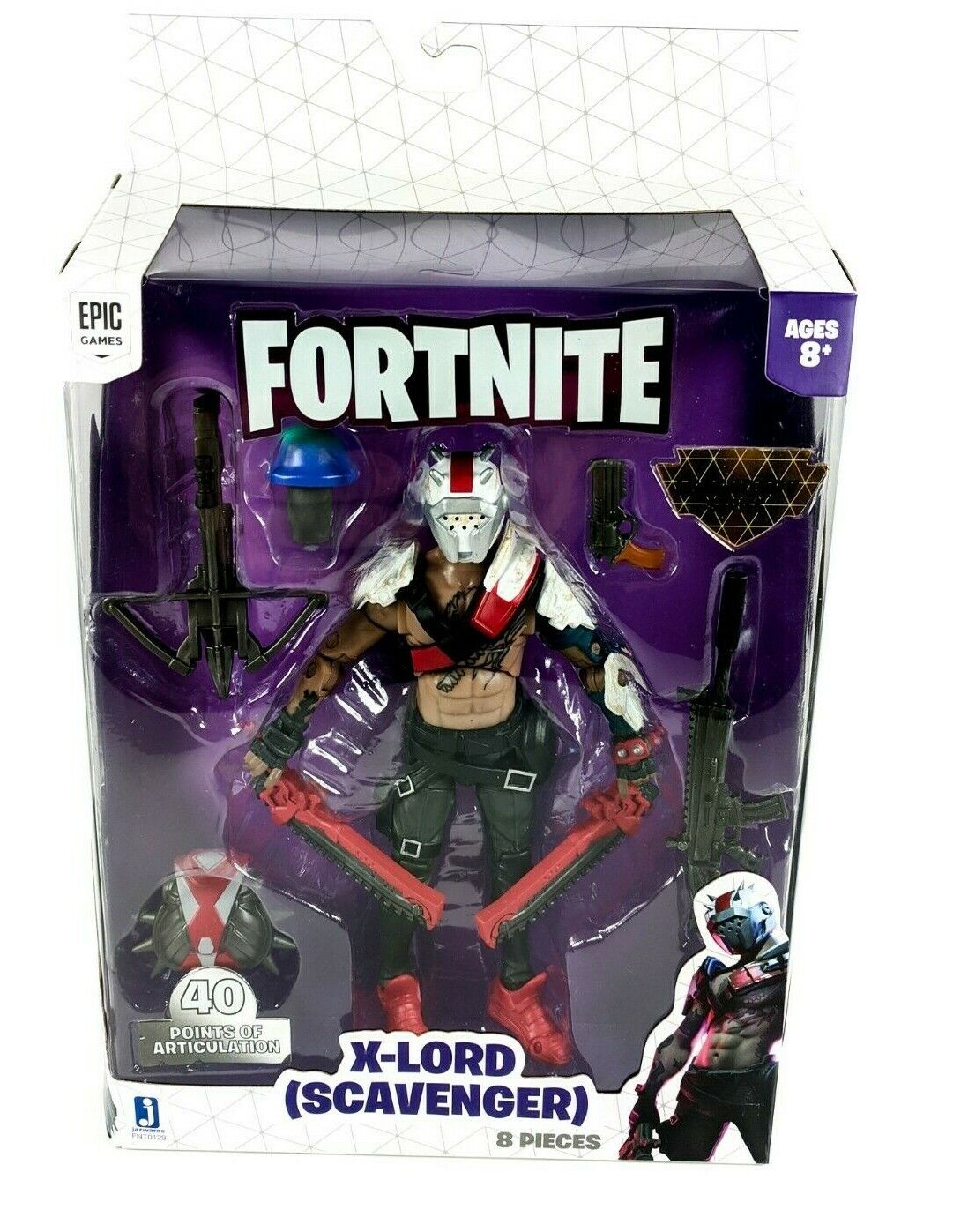 FORTNITE 6 inch loose figure X-LORD XLORD POST APOCALYPTIC legendary  jazwares J4