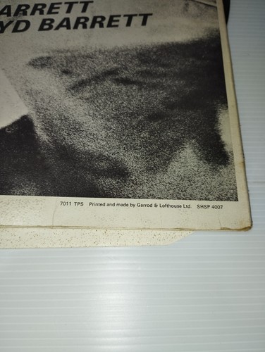 Barrett Syd Barrett LP 33 Giri EMI Harvest LEGGI DESCRIZIONE - Foto 11 di 12