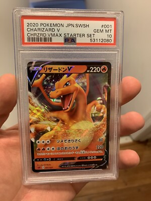 PSA 10 GEM MINT Charizard V 019/189 Darkness Ablaze HOLO RARE