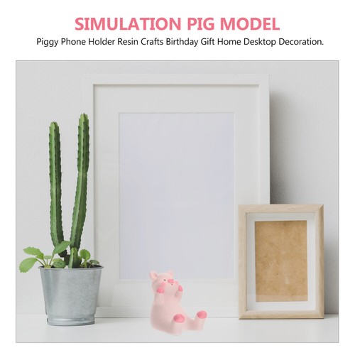 Piggy Handyhalter Schweinchen Telefonhalter Simulation Schweinedekor - 第 9/12 張圖片