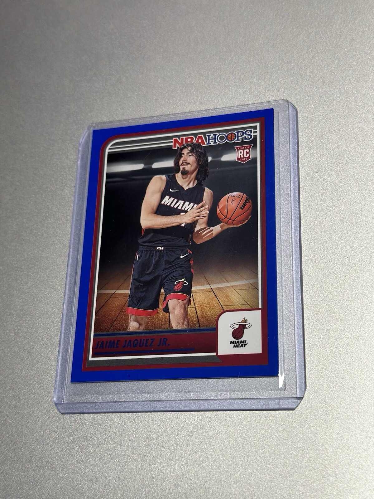 2023-24 Panini NBA Hoops - Jaime Jaquez Jr Blue Border RC Miami Heat #249