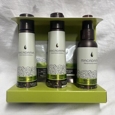 Macadamia 4pc gift pack weightless moisture kit
