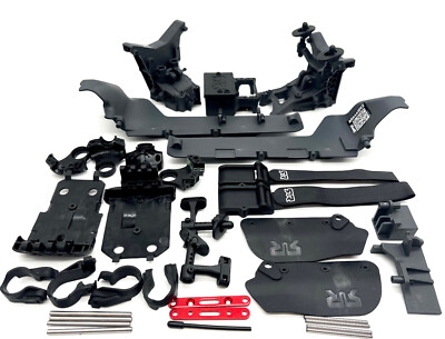 Arrma OUTCAST 4s 4x4 - Side Guards, Btty mnt, rx box towers T3/T4 ARA4410V2