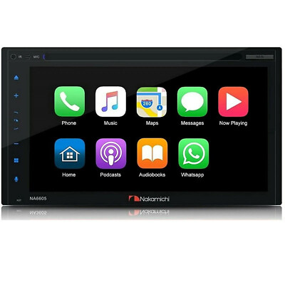 NAKAMICHI NA6605 Apple CarPlay Android Auto✓ CD DVD Eq Usb