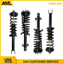 Set of 4 Front Rear Complete Shock Struts For Honda Accord 2.4L 3.5L 2008-2012