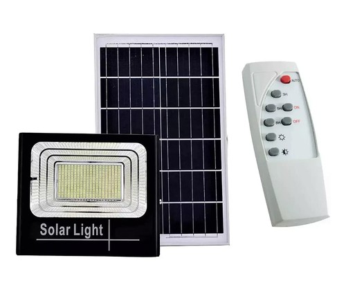 NUOVA 2024 FARO SOLARE 200W LED con PANNELLO FARETTO CREPUSCOLARE TELECOMANDO - Foto 5 di 6